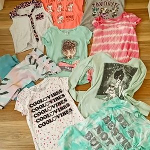 Justice lot shorts leggings